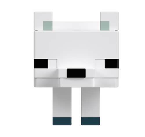 Mattel Minecraft Arctic Fox Action Figure Perspective: top