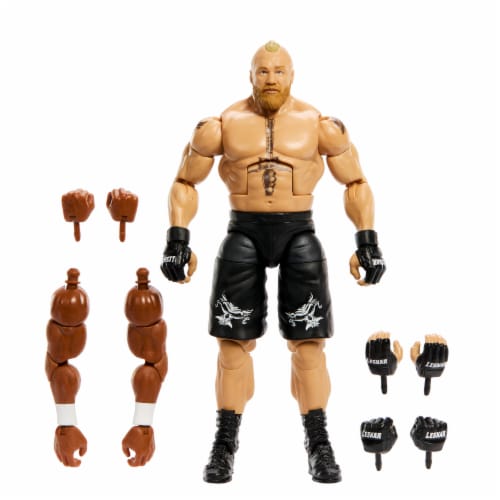 Mattel WWE Elite Collection Brock Lesnar Figure Perspective: top