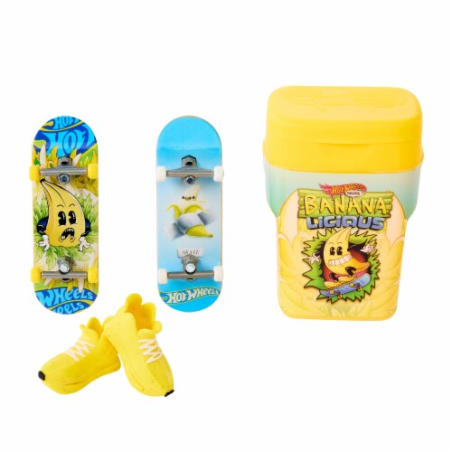 Hot Wheels® Skate™ Banana Split Gum Container Perspective: top