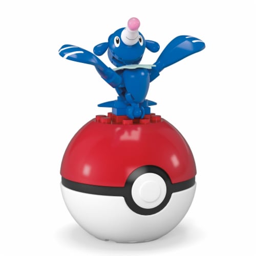 MEGA™ Pokemon™ Popplio With Poke Ball Building Set Perspective: top