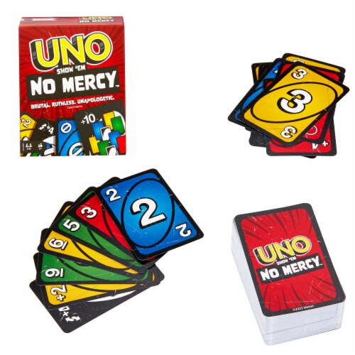 Mattel UNO Show em No Mercy™ Card Game Perspective: top