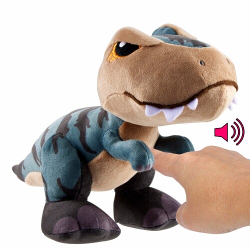 Mattel Jurassic World Small Sound Plush Eocarcharia Perspective: top