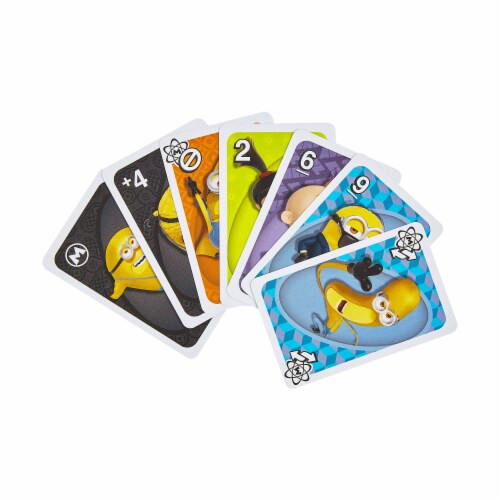 Mattel UNO® Despicable Me 4 Card Game Perspective: top