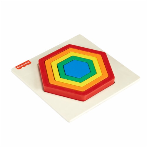Fisher Price® Wooden Mini Rainbow Puzzle Perspective: top
