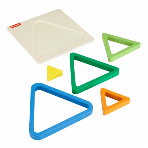 Fisher Price® Wooden Mini Rainbow Puzzle Perspective: top