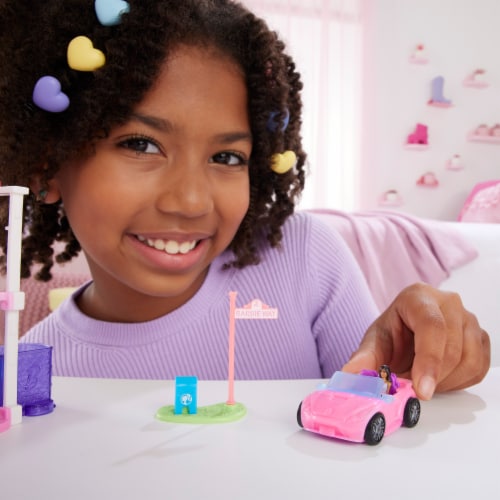 Mattel® Barbie Mini BarbieLand™ Doll and Vehicle Perspective: top