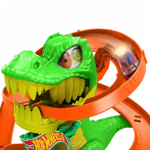 Mattel Hot Wheels T-Rex Blaze Battle Perspective: top