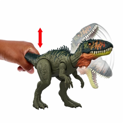 Mattel® Jurassic World Gigantic Thrashers™ Action Tyrannotitan Perspective: top