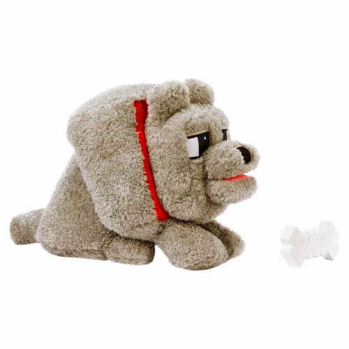 Mattel Minecraft Food Mode™ Dennis the Wolf Plush Perspective: top