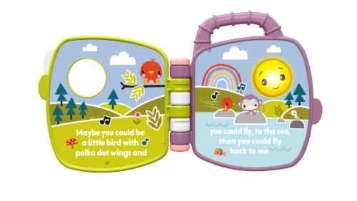 Fisher-Price® Purple Monkey Musical Storybook Perspective: top