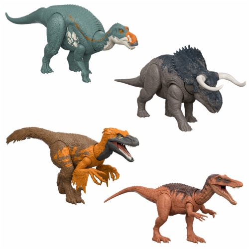 Mattel® Jurassic World Wild Roar Maiasaura Figure Toy Perspective: top