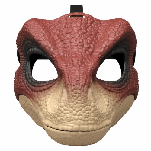 Mattel Jurassic World Rebirth Velociraptor Mask Perspective: top