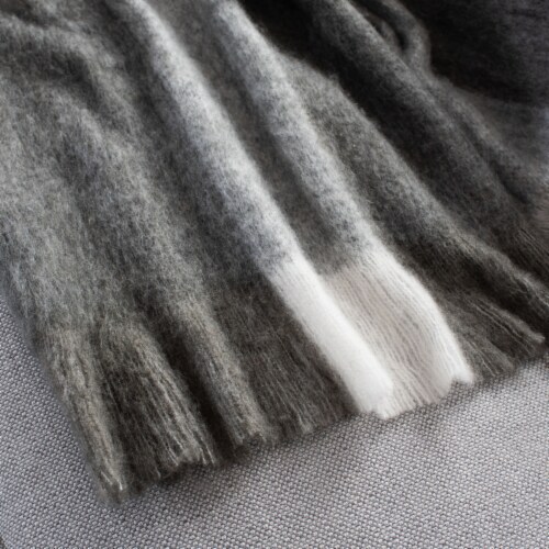 Safavieh Aspen Throw - Grey Perspective: top