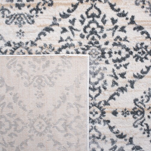 Safavieh Martha Stewart Isabella Square Rug - Cream/Gray Perspective: top