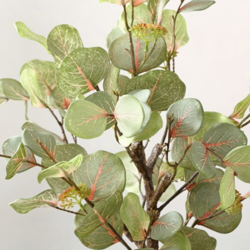 Faux Eucalyptus 34  Potted Tree Perspective: top