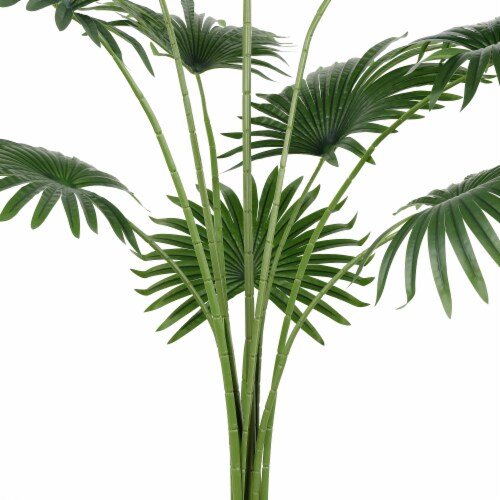 SAFAVIEH FAUX 72 POTTED PALM TREE Perspective: top