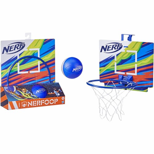 Nerf Classic Mini Foam Basketball and Hoop Nerfoop Perspective: top