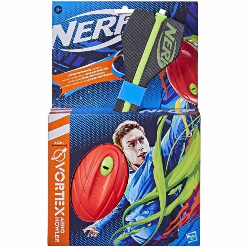 NERF Vortex Aero Howler Foam Football - Red and Black, 1 ct - Kroger