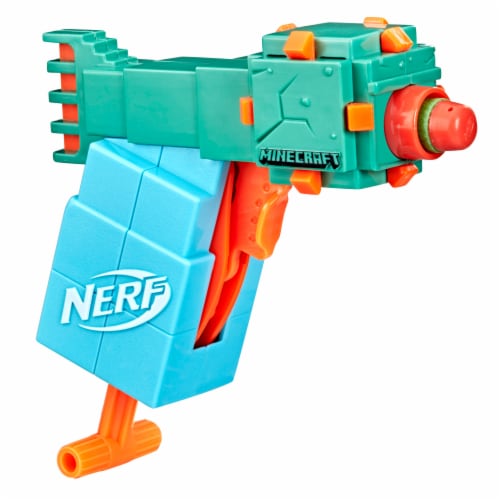 Nerf Minecraft Ender Dragon Blaster and 12 Nerf Elite Foam Darts - Nerf