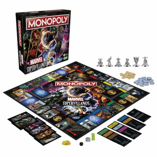 MONOPOLY: Marvel Super Villains Edition Board Game for