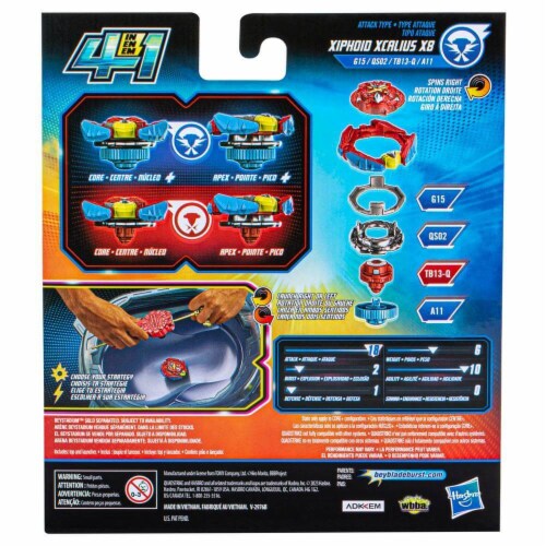 Hasbro HSBF7726 Beyblade Burst QuadStrike Speed Launcher Pack, 1