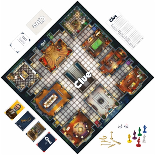 Clue® Classic Refresh Board Game Perspective: top