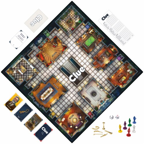 Clue® Classic Refresh Board Game Perspective: top