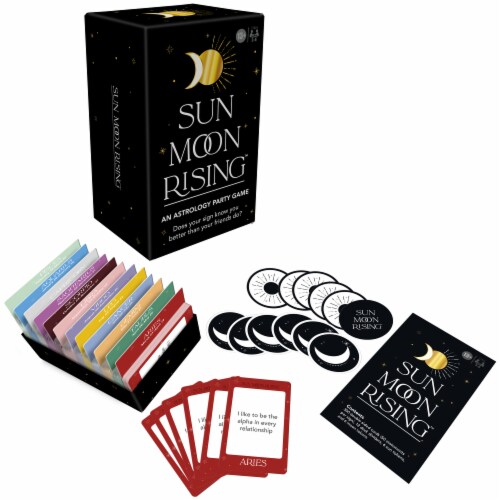Hasbro Astrology Party Game Sun Moon Rising™ Perspective: top
