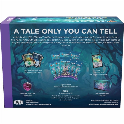 Magic: The Gathering Trading Card Game - Wilds of Eldraine Bundle Perspective: top