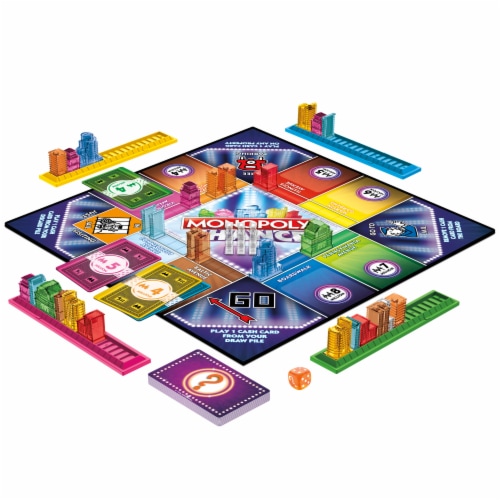 Hasbro Monopoly Chance Board Game Perspective: top