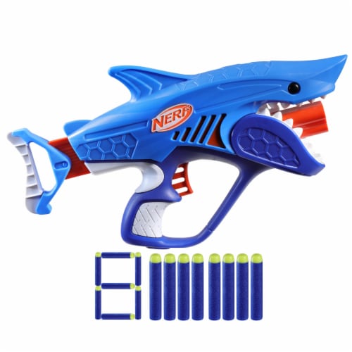 Nerf Wild Blasters Sharkfire Perspective: top