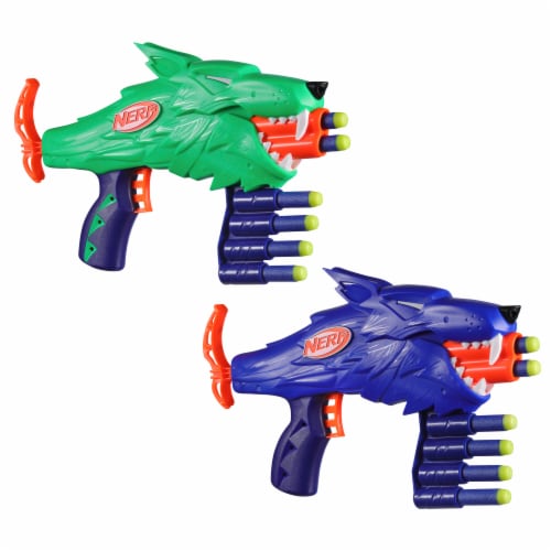 Nerf Wild Wolfpack Blasters Perspective: top