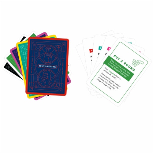Hasbro Cut Games Truth or Drink Second Edition Perspective: top