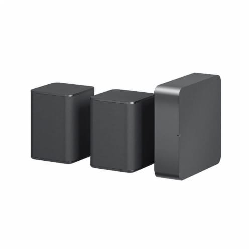 LG SPQ8S 2.0 Channel Sound Bar Wireless Rear Speaker Kit Perspective: top