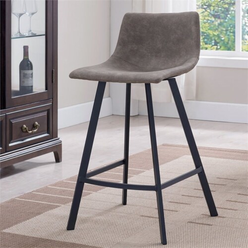 Leick home wood upholstered counter stool discount