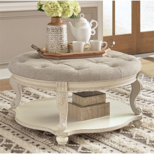 Bowery coffee table deals ottoman
