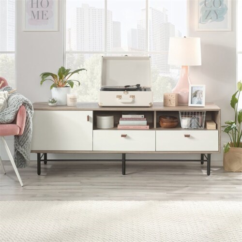 Pemberly row entertainment clearance unit in white