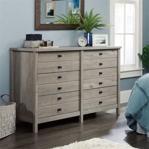 Pemberly row outlet 6 drawer dresser