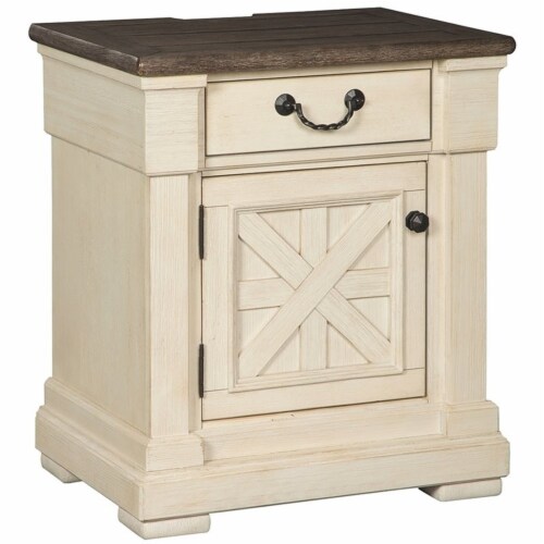 Farmhouse nightstand set clearance of 2