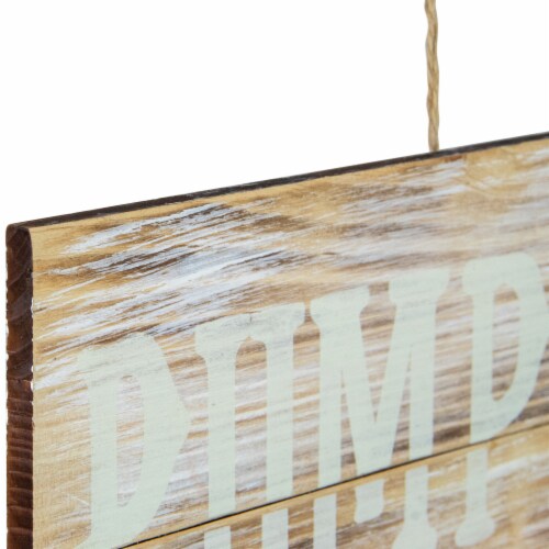 Northlight 12  Pumpkin Patch Fall Harvest Wooden Wall Sign Perspective: top