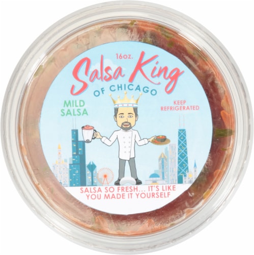 Salsa King of Chicago Mild Salsa Perspective: top