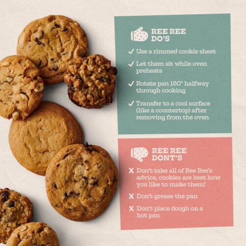 Ree Ree Dee's Frozen Chocolate Chip Cookie Dough Perspective: top