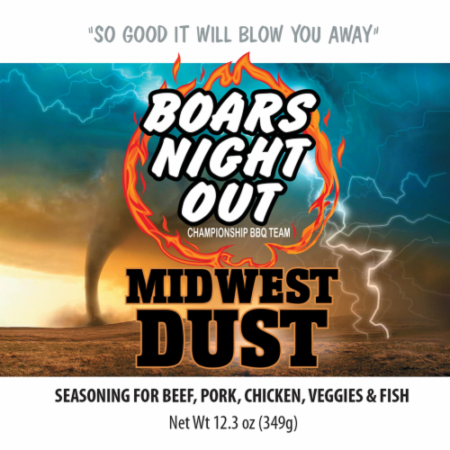 Boars Night Out Midwest Dust Seasoning Perspective: top