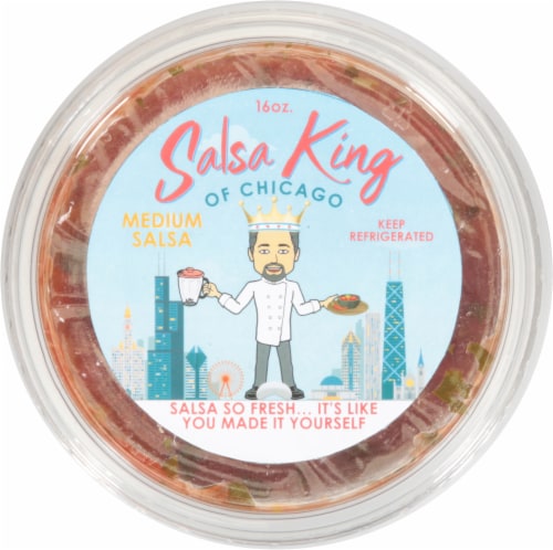 Salsa King of Chicago Medium Salsa Perspective: top