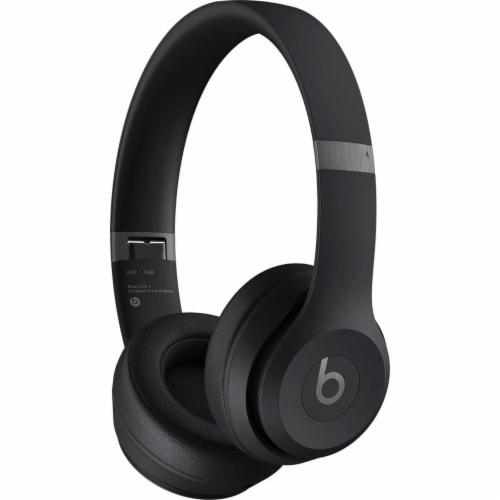 Beats Solo 4 True Wireless On-Ear Headphones - Matte Black Perspective: top