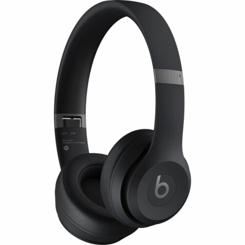 Beats Solo 4 True Wireless On-Ear Headphones - Matte Black Perspective: top