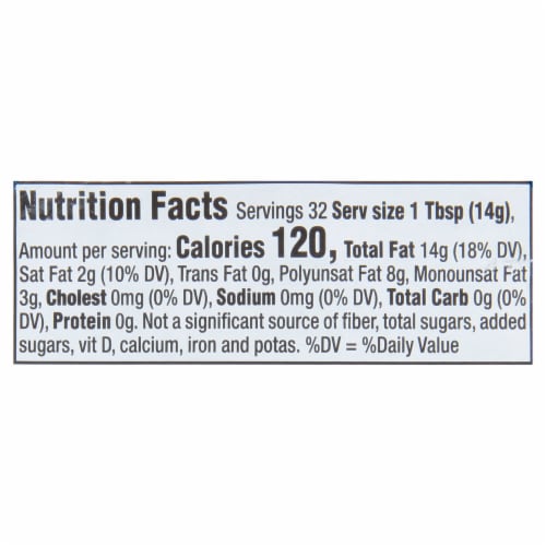 Crisco Pure Vegetable Oil Perspective: top