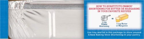 Crisco® Regular Shortening Baking Sticks Perspective: top