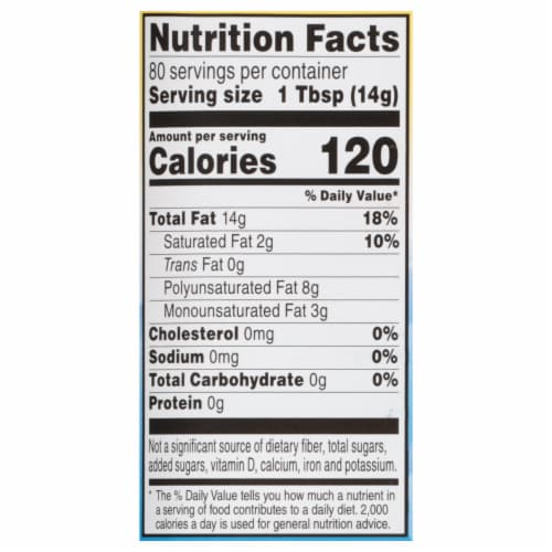 Crisco Pure Vegetable Oil, Gluten-Free Perspective: top
