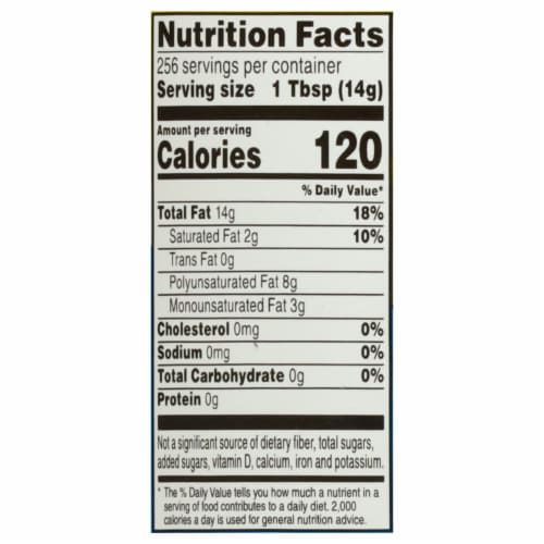 Crisco Pure Vegetable Oil Perspective: top